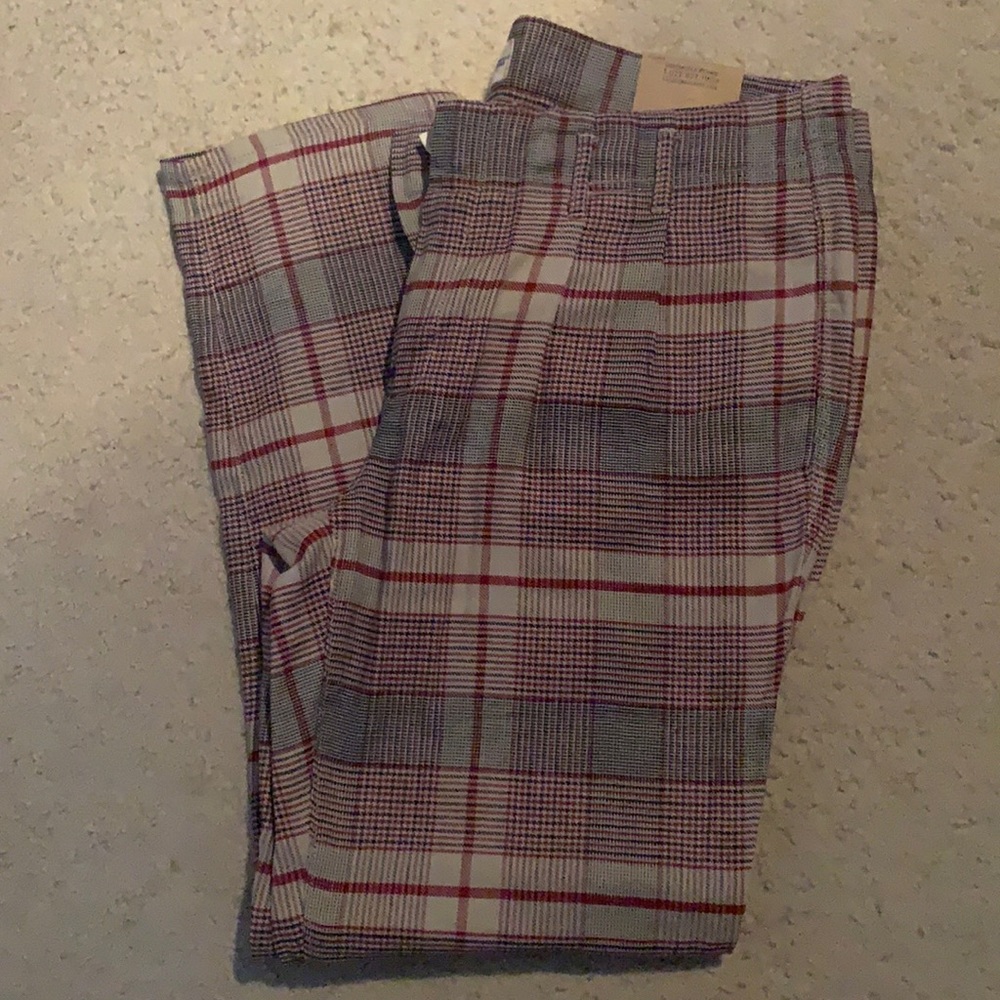 Plaid slacks